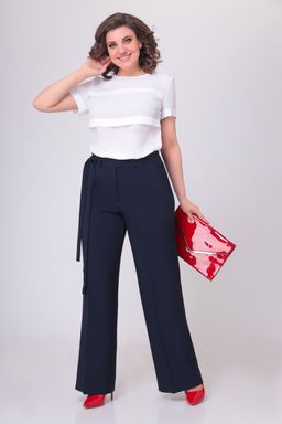 Блуза Swallow 803.2 черный+серебряный узор фото 386