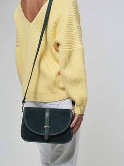 Замшевая сумка Suzy DBR 31110 форест  фото 2