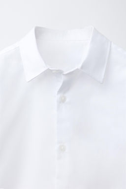 CAMISA LISA TRAJE / Blanco - Zara фото 3