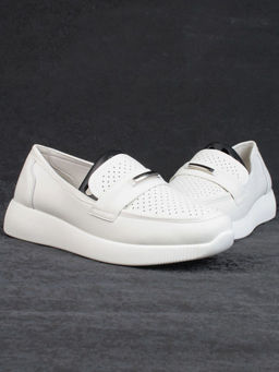 03-PDL 205-5 LT. BEIGE Полуботинки женские (натуральная кожа) - Фабричный китай фото 13