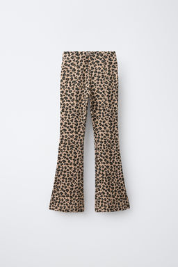 LEGGING RIB FLARE / Leopardo - Zara фото 4