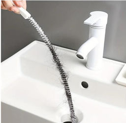 Многофункциональный вантуз с ершиком и тросом для чистки труб