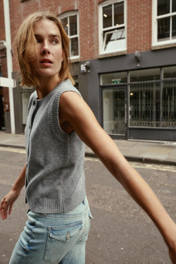 SOFT KNIT VEST - Zara фото 3