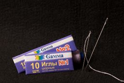 Иглы для шитья ручные Gamma NIR-11 № 1 шорные в конверте 10 шт