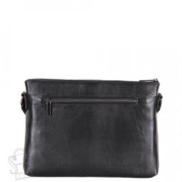 Сумка мужская кожаная 66293H black Heanbag  в Новосибирске