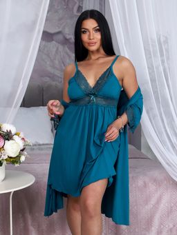 509-ХС ЖЕНСКИЙ КОМПЛЕКТ ДВОЙКА (Изумрудный) - А-дина фото 5