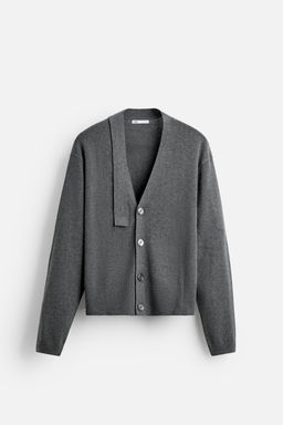 ASYMMETRIC NECKLINE CARDIGAN - Zara фото 7