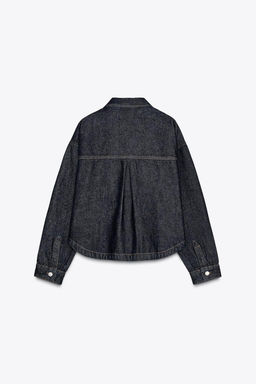 Z1975 DENIM JACKET WITH POCKETS - Zara фото 14