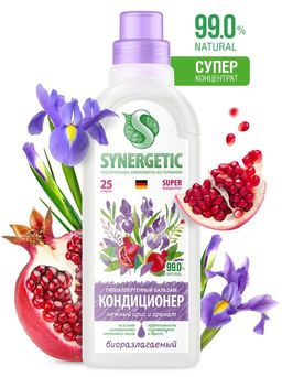 Бальзам-кондиционер для белья «Нежный ирис и гранат», 0,75л - Synergetic фото 2