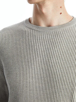 Bisiklet Yaka Erkek Triko Kazak