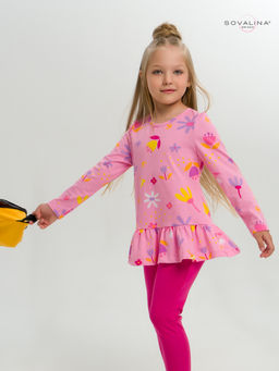 Костюм Алиса цветы барби-фуксия - Sovalina фото 21