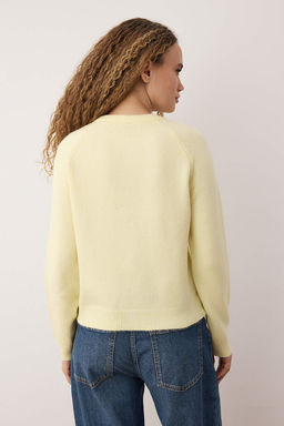 Lacivert Bisiklet Yaka Kiraz Aksesuar Detayl? Triko H?rka TWOAW26HI00141 - Trendyolmilla фото 8