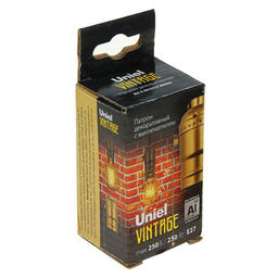 DLC-V-H01Z/E27 BRONZE Патрон декоративный, серия Vintage. Выключатель шнуровой (цепочка). Материал алюминий. Цвет бронза. ТМ Uniel. - Volpe фото 4
