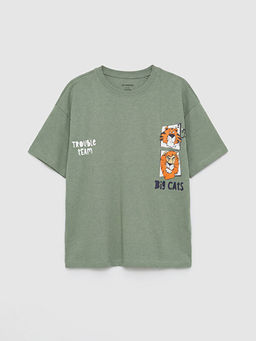 Bask?l? Erkek ?ocuk Ti??rt