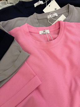 K12304 Футболка OVER SIZE (плотный хлопок) СТАЛЬ