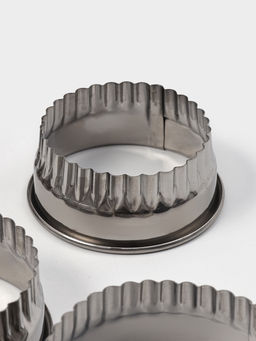 Формы для печенья Доляна «Волна», набор 12 шт., d=3.5-10.5 см, h=3 см, нержавеющая сталь