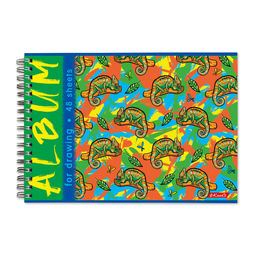 Светоч Альбом для рисования 100 г/м2 A4 29 х 20.5 см 6 шт. на гребне 48 л. 48АЛГР4_000274 Милые и ужасные