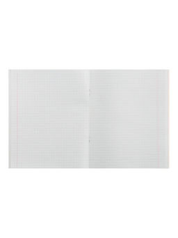 Набор тетрадей, 96 листов в клетку Calligrata "Цветы-1", серые листы, 4 штуки