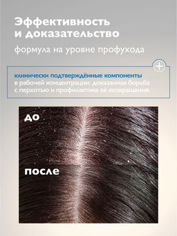 AMBREE Professional для волос шампунь-бальзам 2в1 От перхоти 1л Fire in the frost