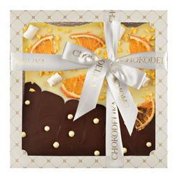 Шоколад темный с украшением Шоколадный дуэт 200 гр