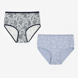 Цена за 2 шт. Набор трусов женских Collorista, 2 шт, цвет синий, размер 52