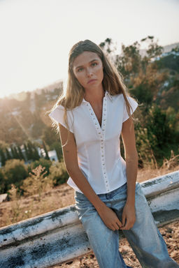 TOP POPEL?N TACHAS / Blanco