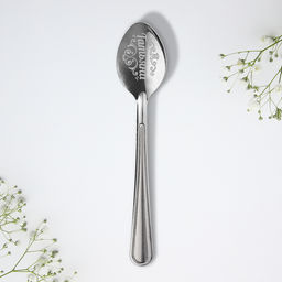 Цена за 3 шт. Ложка чайная именная Татьяна, h=14 см