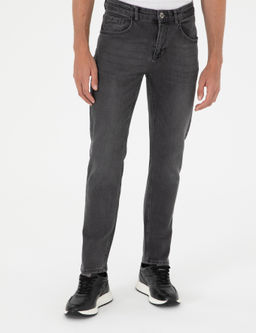 Antrasit Slim Fit Jean Pantolon - Pierre cardin фото 2