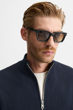 MOCK NECK CARDIGAN WITH ZIP - Zara фото 5