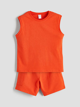 Basic Penye Erkek ?ocuk Atlet ve ?ort 2li