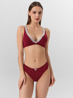 Бюстгальтер женский с мягкими чашками красный - Mark formelle фото 2