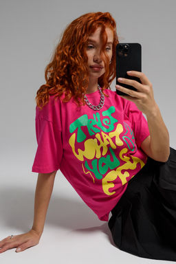 8506/1 Футболка женская оверсайз - Натали фото 27