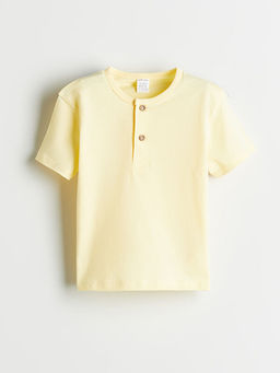 Bisiklet Yaka Basic Erkek Bebek Ti??rt 2li