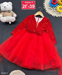 Платье для девочки новогоднее
