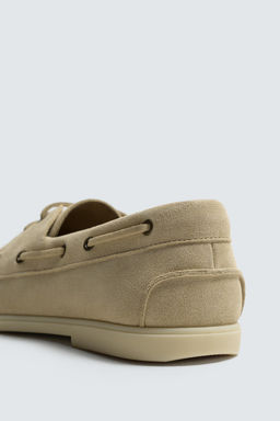 ZAPATO N?UTICO PIEL / Beige - Zara фото 3