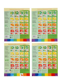 Рабочие тетради «Математика, прописи, развитие речи, уроки грамоты» 3+, набор 4 шт., МИКС