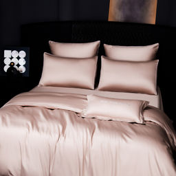 Комплект постельного белья Однотонный Сатин Премиум на резинке OCPR002 180*200*30;160*200*30;140*200*30 Евро 4 Наволочки