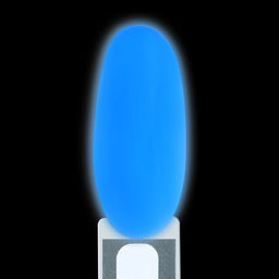 Гель лак для ногтей GLOW IN THE DARK, 3-х фазный, 8 мл, LED/UV, люминесцентный, цвет синий (18) - Queen fair фото 12