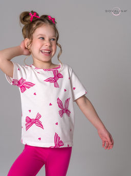 Костюм Актив алые бантики-фуксия - Sovalina фото 12