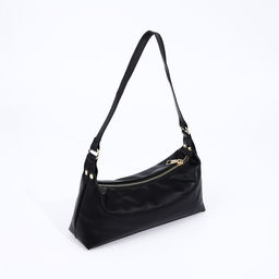 Сумка-багет на молнии, цвет чёрный - Simaland фото 2