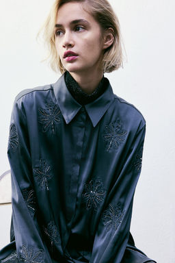 Camisa bordada - H&m фото 3