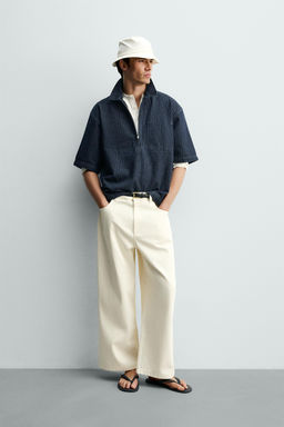 POLO DENIM RAYAS / Azul