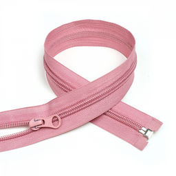 Молния Mzip пласт. спираль №5-N 60см цв.S070 пудро-розовый уп.10шт