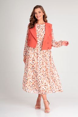 Костюм Liona Style 813 терракотовый  фото 2