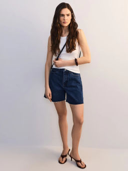 Джинсовые шорты А-силуэта ZR2605092304-104 / Zarina