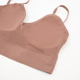 Комплект нижнего белья женский (топ, трусы) Collorista, цвет кофе, размер 42-44