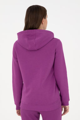 Женский фиолетовый базовый свитшот Неожиданная скидка в корзине - U.s. polo assn фото 5