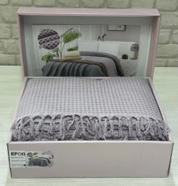 Покрывало вафельное EFOR 160*260 (АВ-03), сиреневый