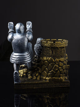 Органайзер для канцелярии «Рыцарь с совой», 15.5×14.5×9 см