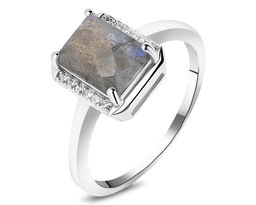 Кольцо, лабрадорит, Андреина